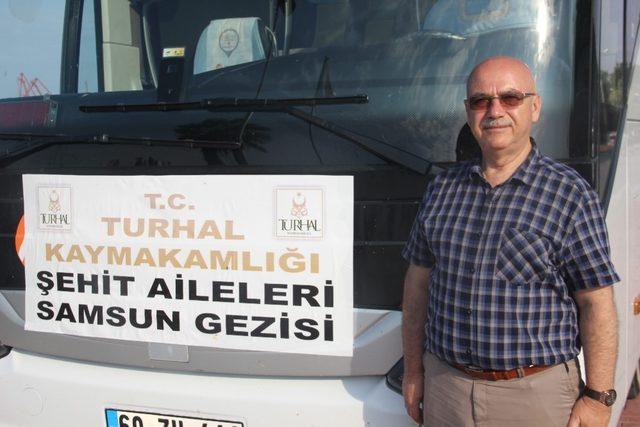 Tokatlı şehit aileleri Samsun’u gezdi