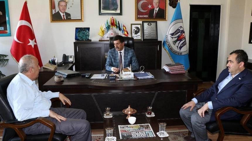 İHA Genel Müdürü Hamit Arvas’tan Başkan Aksun’a ziyaret