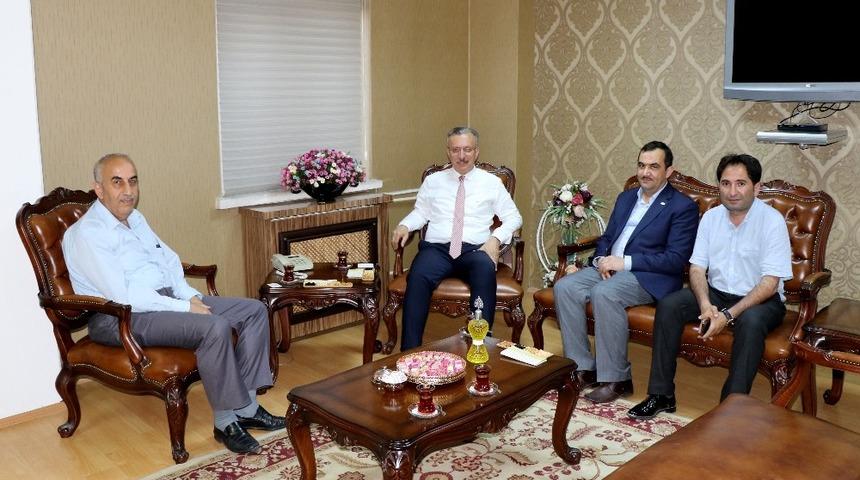 İHA Genel Müdürü Hamit Arvas’tan Rektör Prof. Dr. Levent’e ziyaret