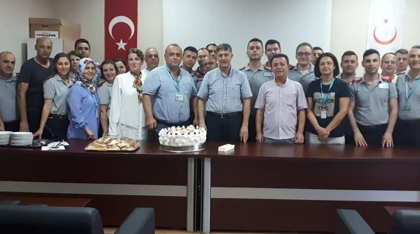 Atat&uuml;rk Devlet Hastanesi&rsquo;nde g&uuml;venlik g&ouml;revlileri unutulmadı