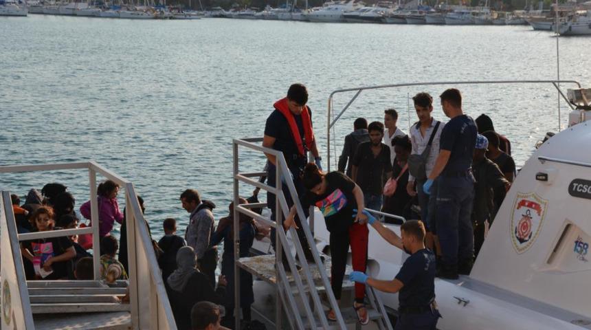 Kuşadası’nda 37 kaçak göçmen yakalandı