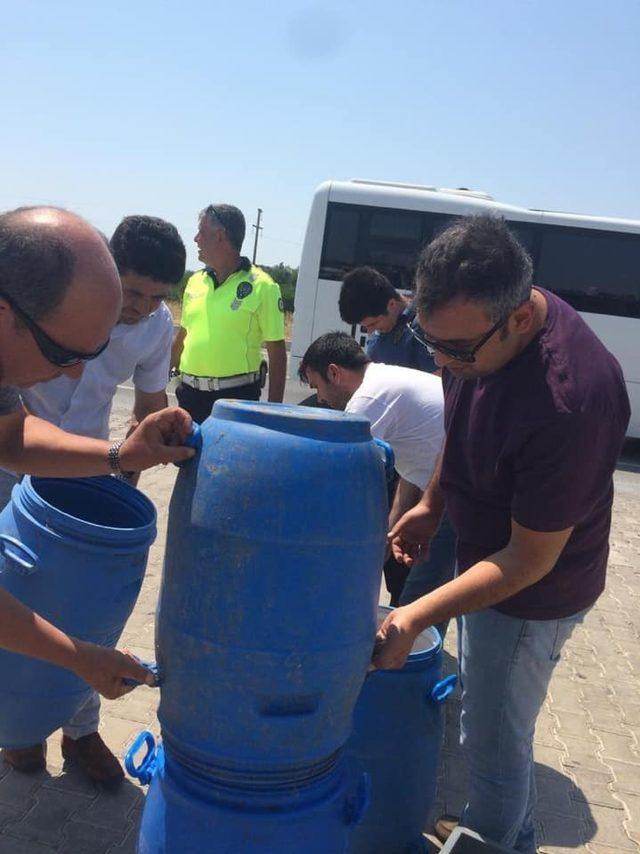 Didim’de deniz patlıcanı avcılarına geçit yok