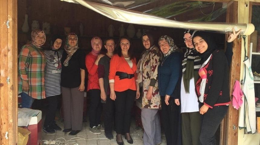 Başkan Tekin kursiyerler ile kahvaltıda buluştu.