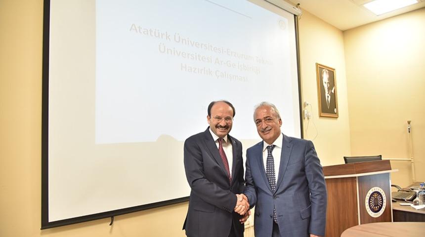 “ETÜ-Atatürk Üniversitesi Ar-Ge İşbirliği Hazırlık Çalışması” toplantısı yapıldı