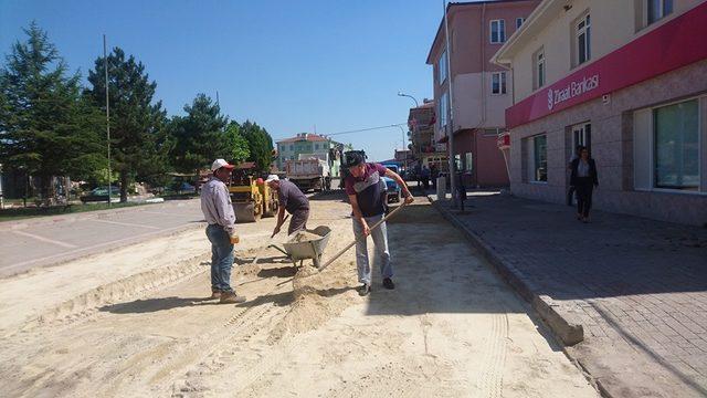 Aslanapa’da çevre düzenleme ve peyzaj çalışmaları