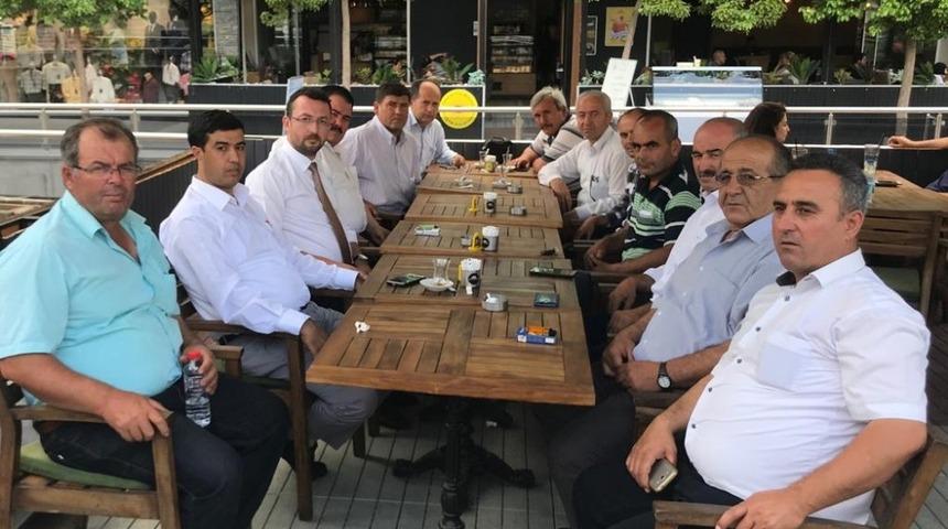 Muhtarlardan Aloğlu&rsquo;na ziyaret