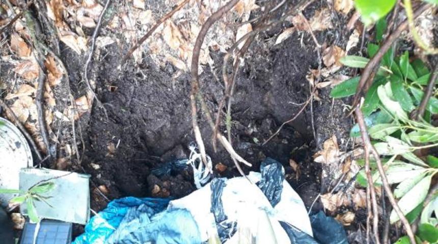 Giresun’da teröristlerin itiraflarının ardından PKK'ya ait depo bulundu