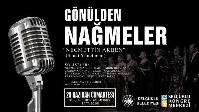 Selçuklu’da “Gönülden Nağmeler” rüzgarı esecek