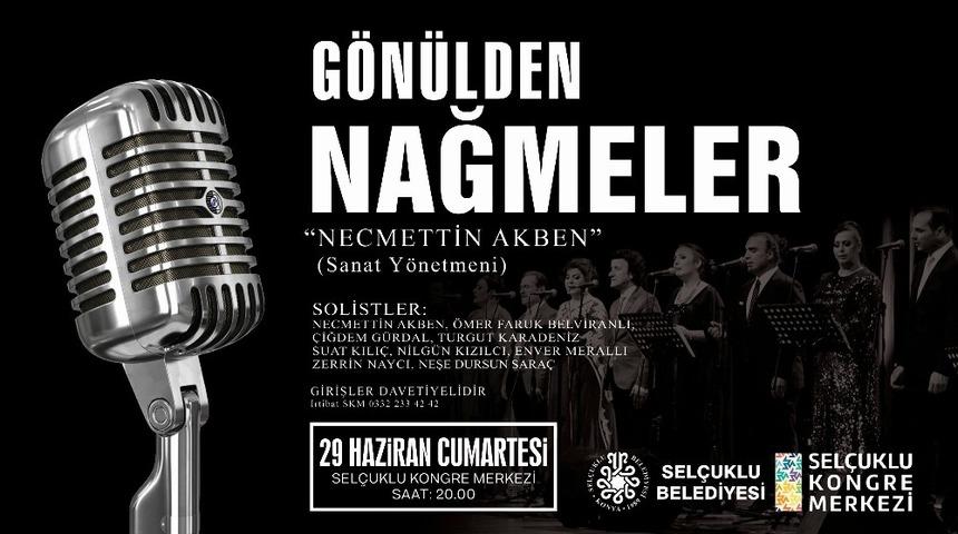 Selçuklu’da “Gönülden Nağmeler” rüzgarı esecek