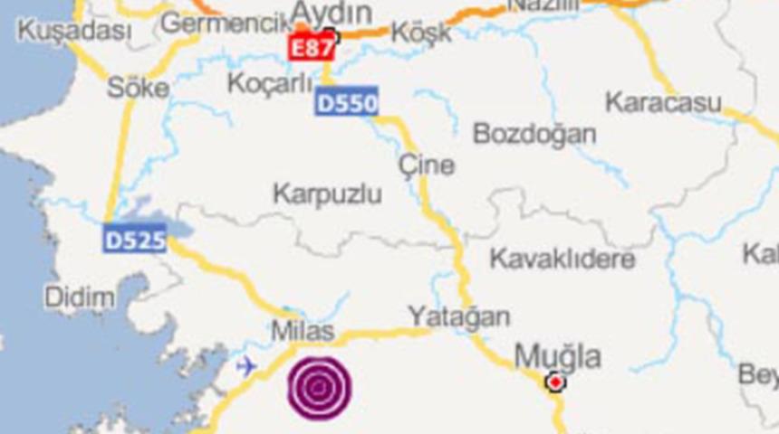 Muğla'da 3,4 büyüklüğünde deprem! 