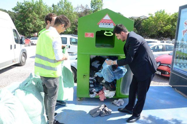 Kartepe’de tekstil atıkları ekonomiye kazandırılıyor