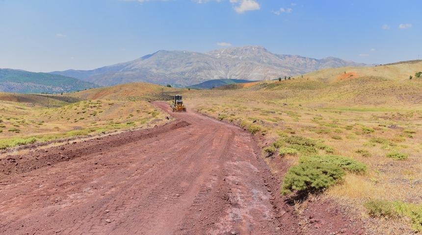 Battalgazi’de yayla yolları genişliyor