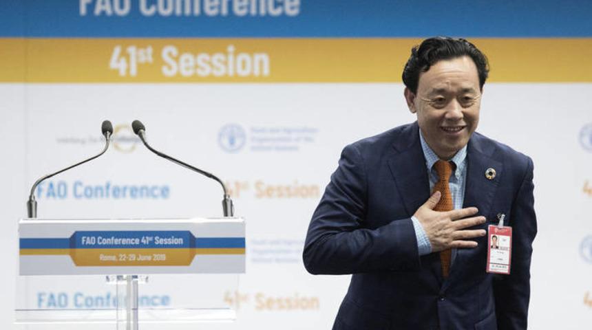 Qu Dongyu FAO Genel Direktörü seçildi