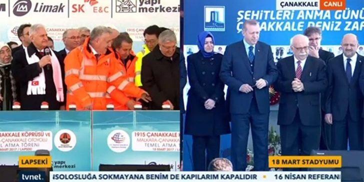 Çanakkale 1915 Köprüsü'nün temeli atıldı G1