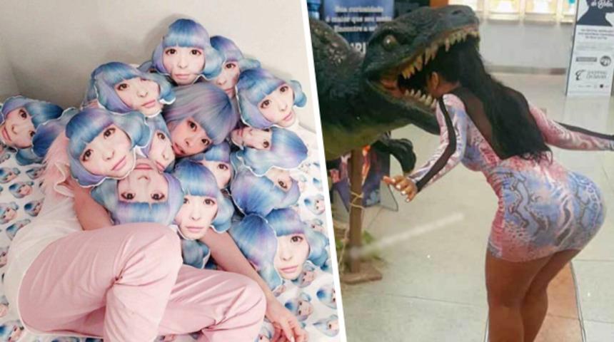 &Ccedil;ılgın eylemleri ile akıl sağlığından ş&uuml;phe ettiren insanlar!