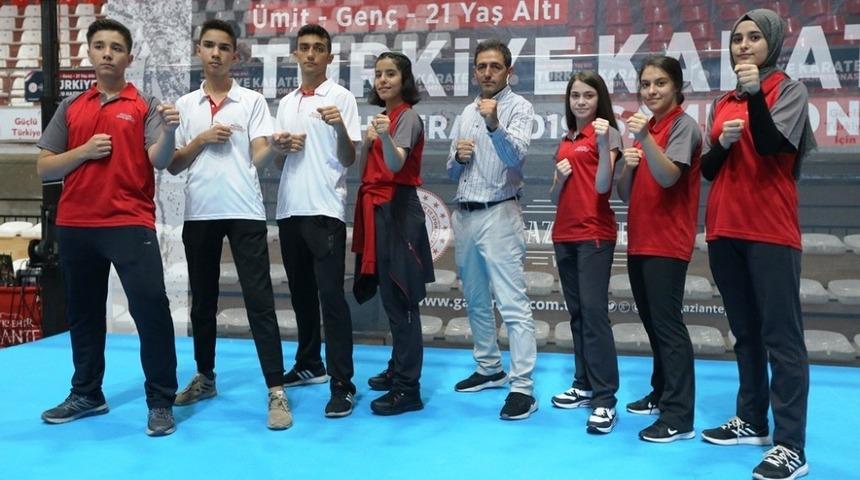 Gaziantep Büyükşehir Karate Takımı, Türkiye Şampiyonasında iddialı