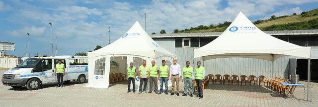 Canik Belediyesinden taziye çadırı uygulaması