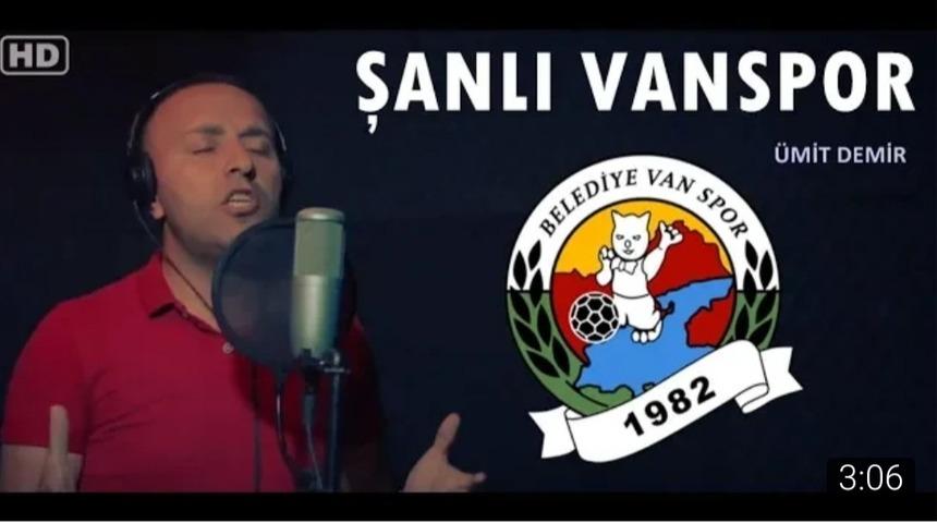 Van Büyükşehir Belediyespor için marş yazdı