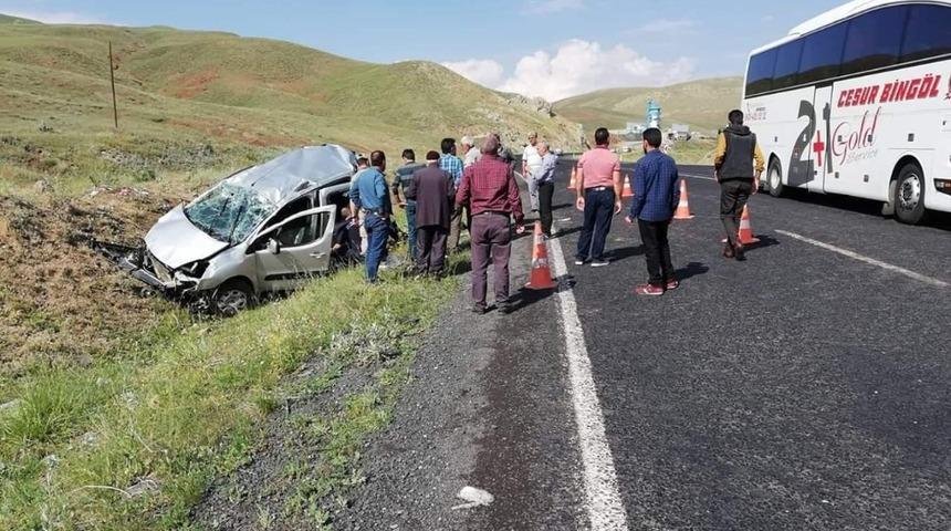 Erzurum&rsquo;da trafik kazası: 1 &ouml;l&uuml; 2 yaralı