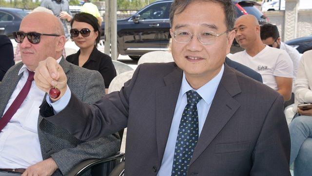 Afyonkarahisar’da hasat edilen kirazlar Çin’e gidecek