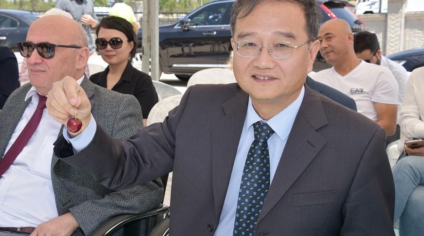 Afyonkarahisar&rsquo;da hasat edilen kirazlar &Ccedil;in&rsquo;e gidecek