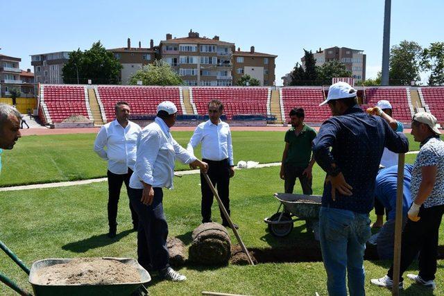 Atatürk Stadyumu yeni sezona hazırlanıyor