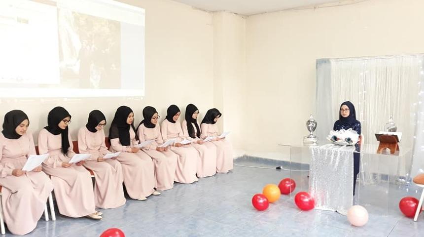 Genç hafızın taç giyme törenine ilçe protokolü eksiksiz katıldı