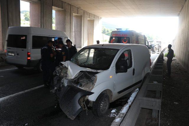 Bolu’da trafik kazası: 2 yaralı