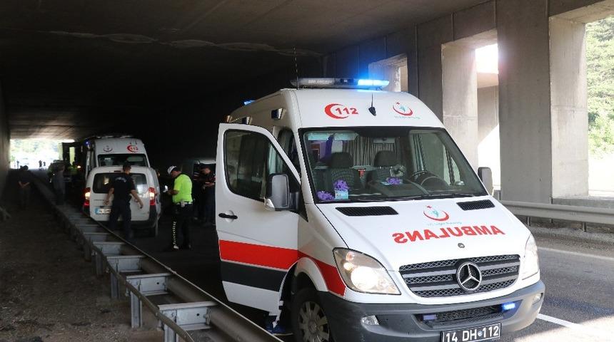 Bolu’da trafik kazası: 2 yaralı