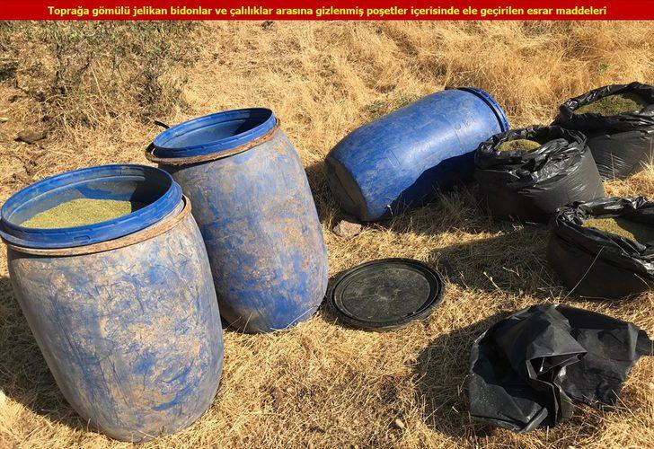 Çalıların arasına gizlemişler! Hepsi ele geçirildi G5