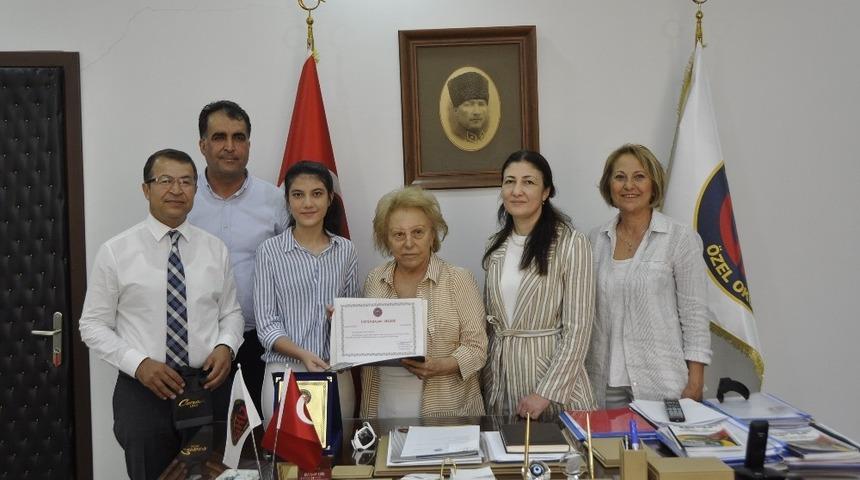 LGS Birincisinden, Ersoy&rsquo;a ziyaret