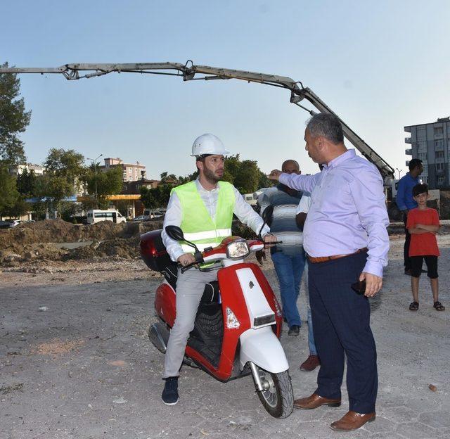 Başkan Aydar, Kent Meydanı’nın temelini attı