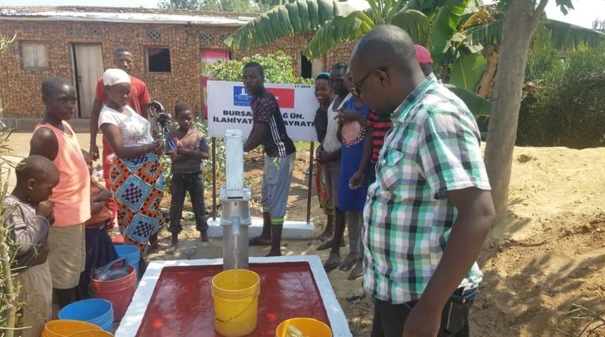 Uludağ &Uuml;niversitesi&rsquo;nden Burundi&rsquo;ye su kuyusu