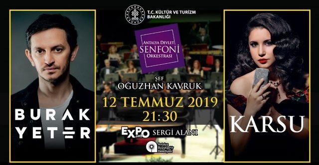 EXPO Antalya yaz konserleri başladı