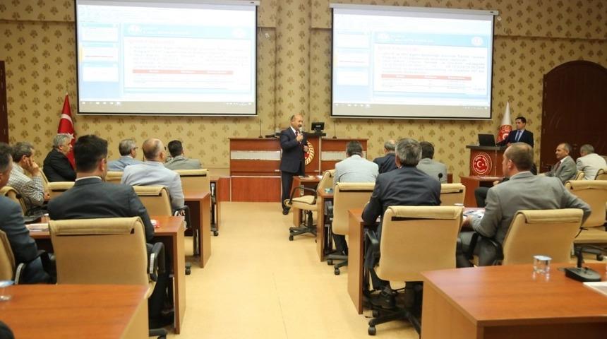 Milli Eğitim M&uuml;d&uuml;rl&uuml;ğ&uuml;&rsquo;n&uuml;n &ccedil;alışmaları ele alındı