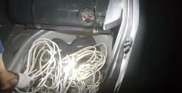 Elazığ'da kablo hırsızlığına 3 gözaltı