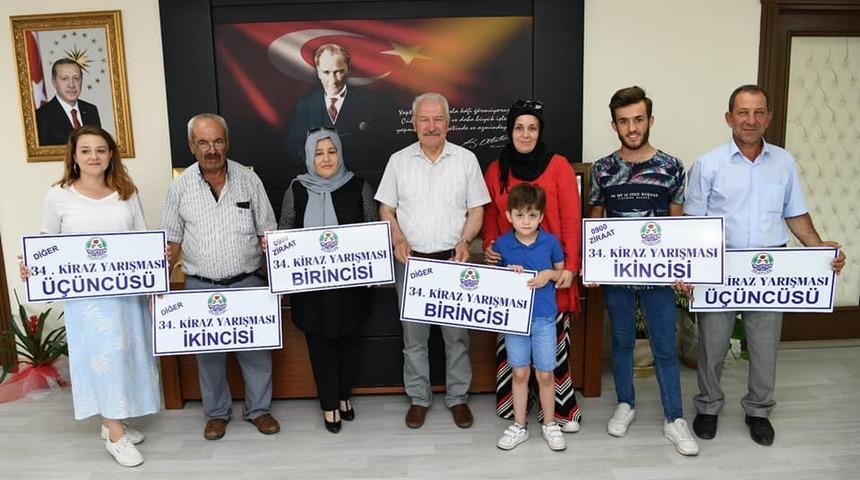 En iyi kirazı yetiştirenlere &ouml;d&uuml;l