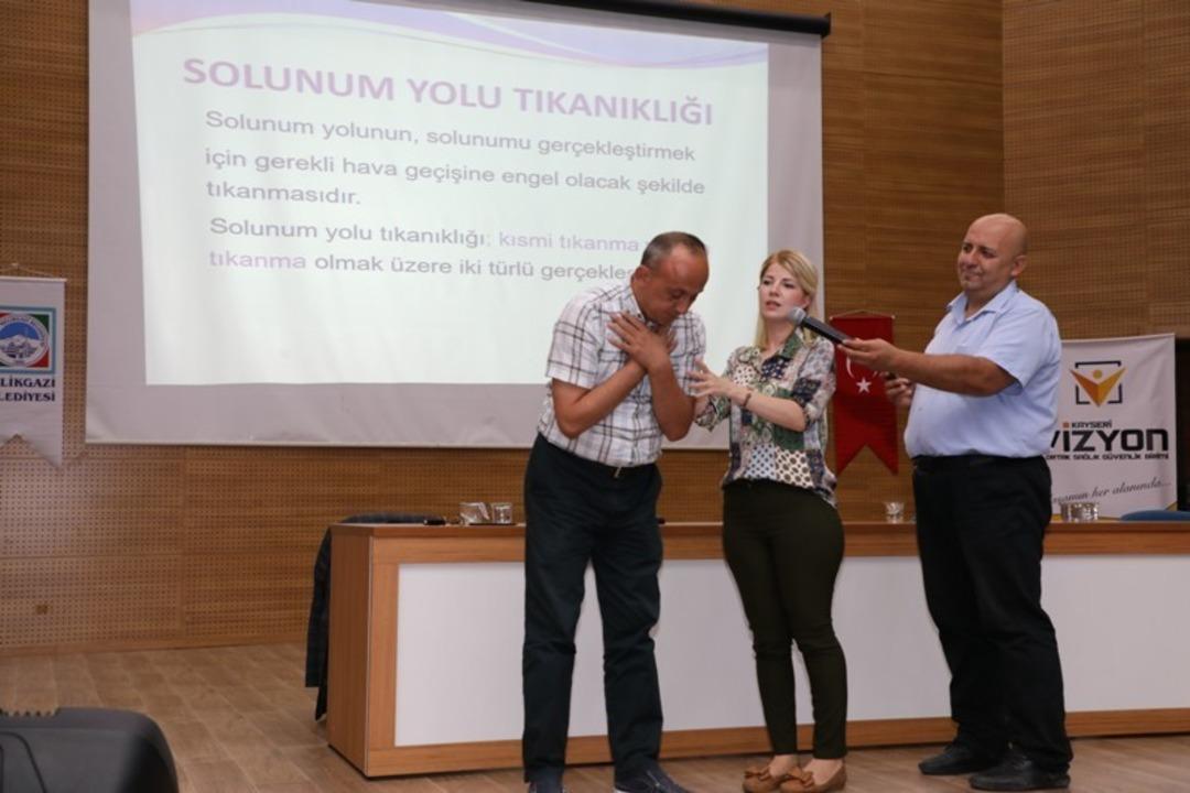 Melikgazi personeline İş Sağlığı ve G&uuml;venliği eğitimi verildi