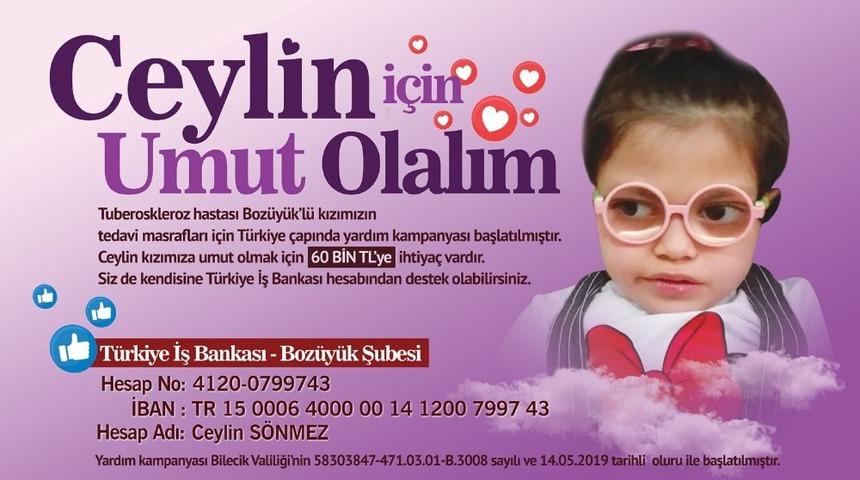 Minik Ceylin&rsquo;e umut olalım