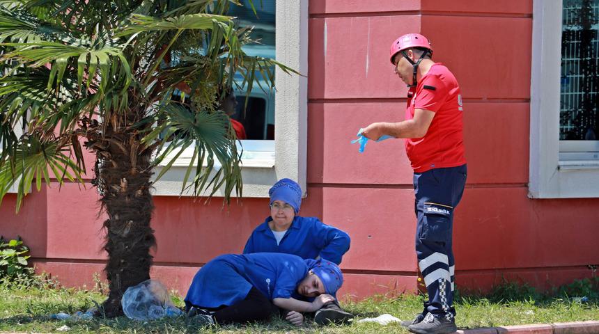 Samsun'da 23 işçi hastanelik oldu