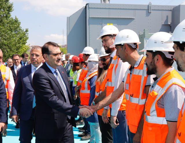 Bakan Fatih Dönmez Mobil Elektrik Santralleri açılış törenine katıldı