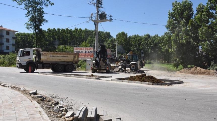 D&uuml;zce Belediyesinden yeni g&uuml;zergahlara d&uuml;zenleme