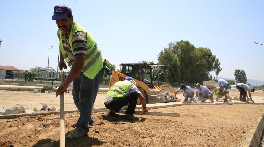 Aydın B&uuml;y&uuml;kşehir Belediyesi, &Ccedil;evre Bulvarı&rsquo;nda &ccedil;alışma başlattı
