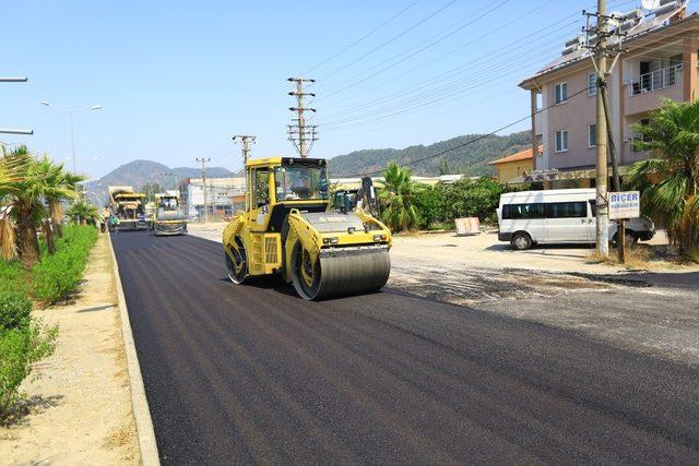 Ortaca - Dalyan yolu 2. etap çalışması başladı