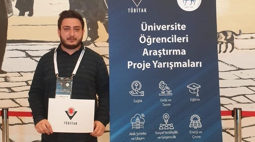 &Ccedil;OM&Uuml; &ouml;ğrencisi Şamil G&uuml;ven&rsquo;in &rsquo;T&Uuml;BİTAK projesi&rsquo; başarısı