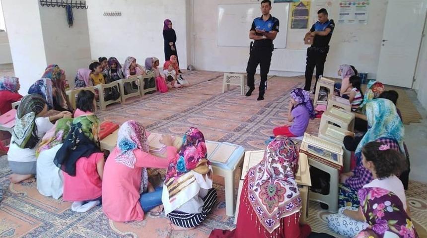 Kuran kursu &ouml;ğrencilere bilgilendirmeler yapıldı