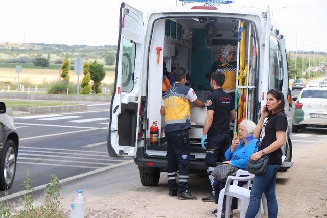 Köpeğe çarpmamak için durdu, zincirleme kazaya neden oldu