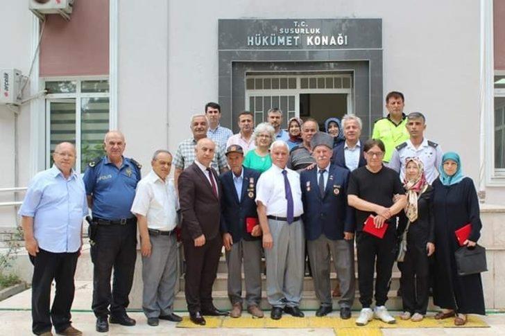 Susurluklu Kıbrıs Gazilerine madalya G3