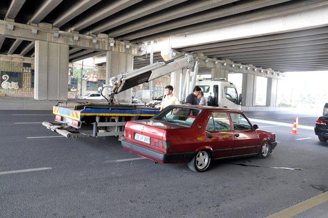 Altın rengine çevrilen lüks otomobilin Katarlı sürücüsüne para cezası