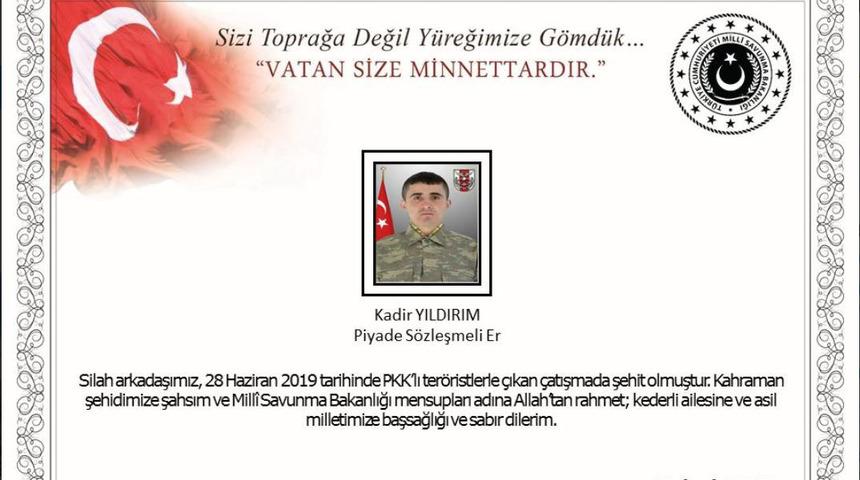 Çukurca'da çatışma: 1 asker şehit oldu (3)